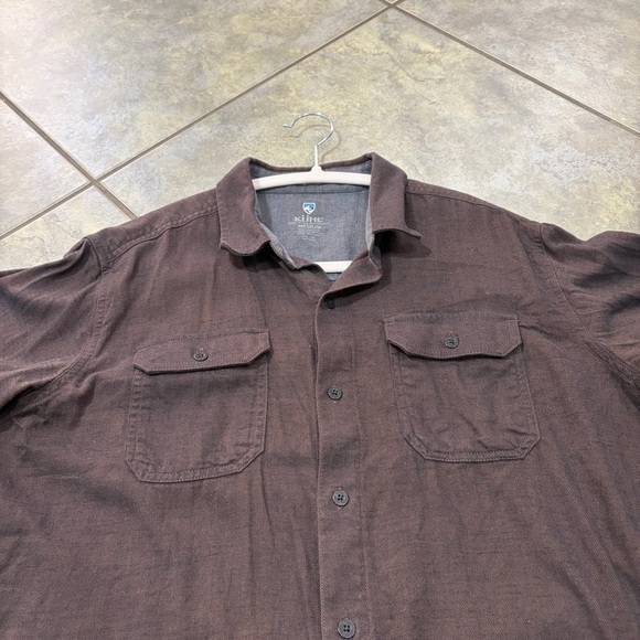 Kuhl Shirt Mens Sz M Descendr Flannel Button Up Long Sleeve Outdoor Casual Comfy - Picture 3 of 9